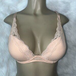 PASSIONATA BY CHANTELLE BROOKLYN LACE PLUNGE TSHIRT BRA SZ (US) 32DD